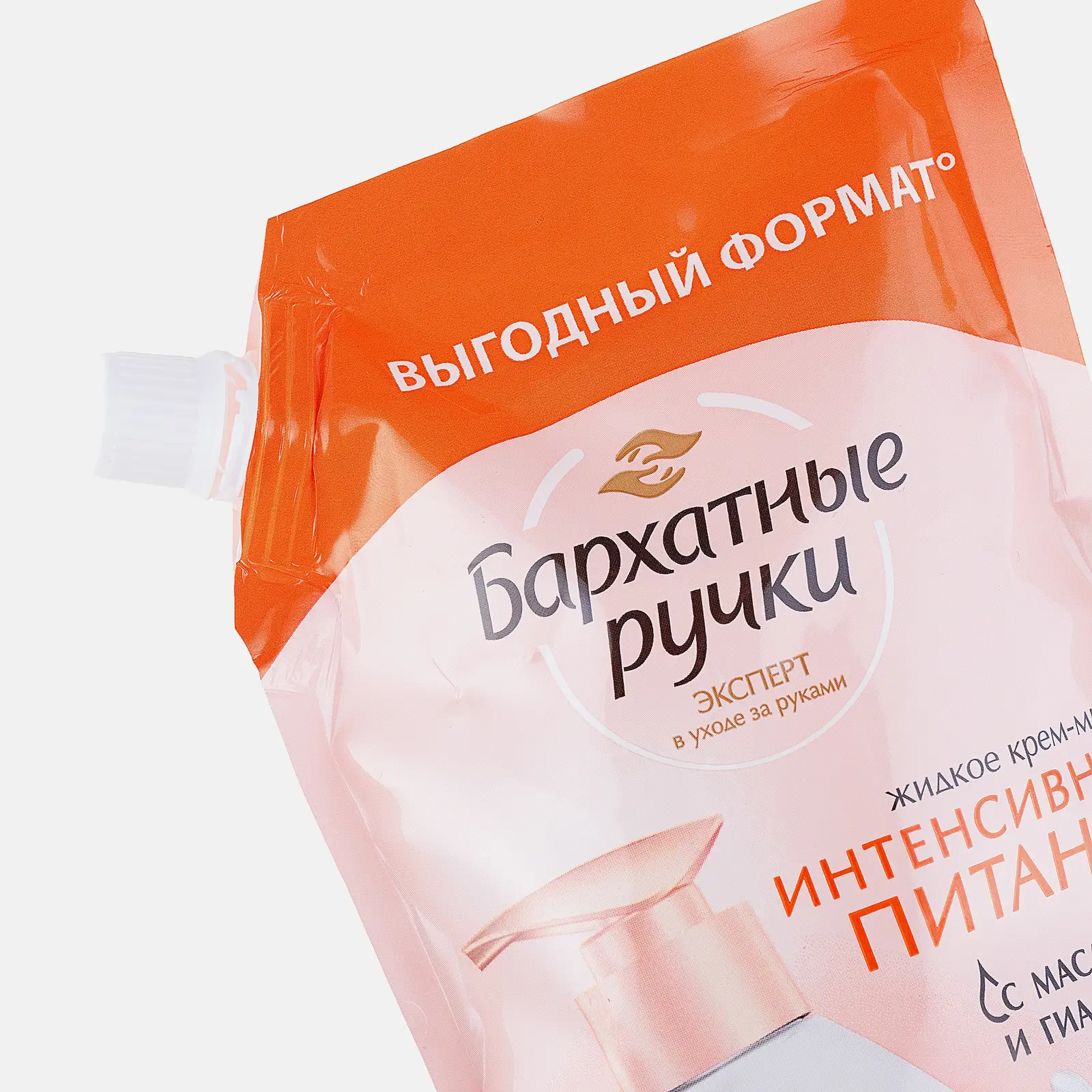 Жидкое крем-мыло для рук Интенсивное питание Бархатные ручки 500мл