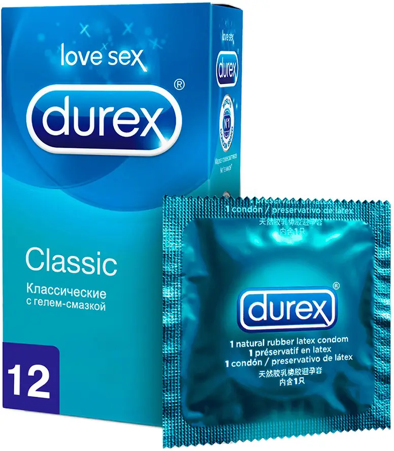 Презервативы Durex Classic 12шт