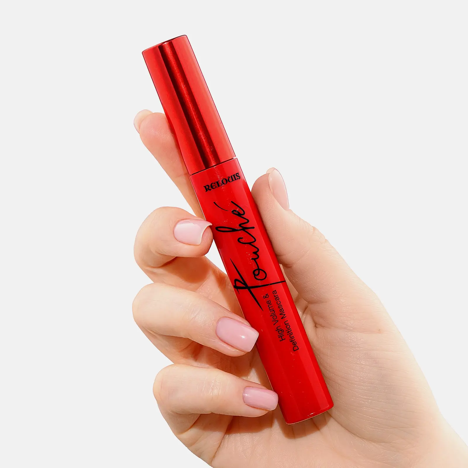 Тушь для ресниц Touche суперобъем и разделение Коричневая Relouis