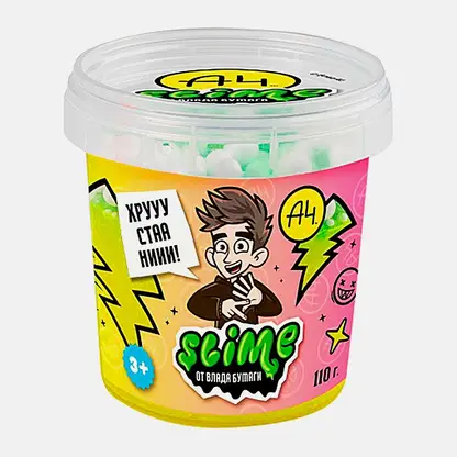 Детская игрушка Slime Влад А4 110г в ассортименте