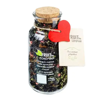 Изображение товара Чай зеленый Be Fruit Be сокочай ананас клубника мята 65г