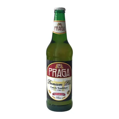Светлое пиво фильтрованное Praga Premium Pils 4.7% 500мл