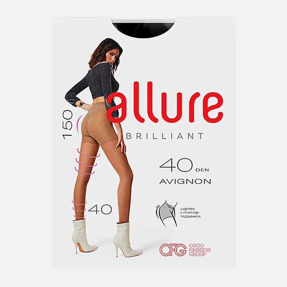 Колготки женские Allure Avignon черные р.3