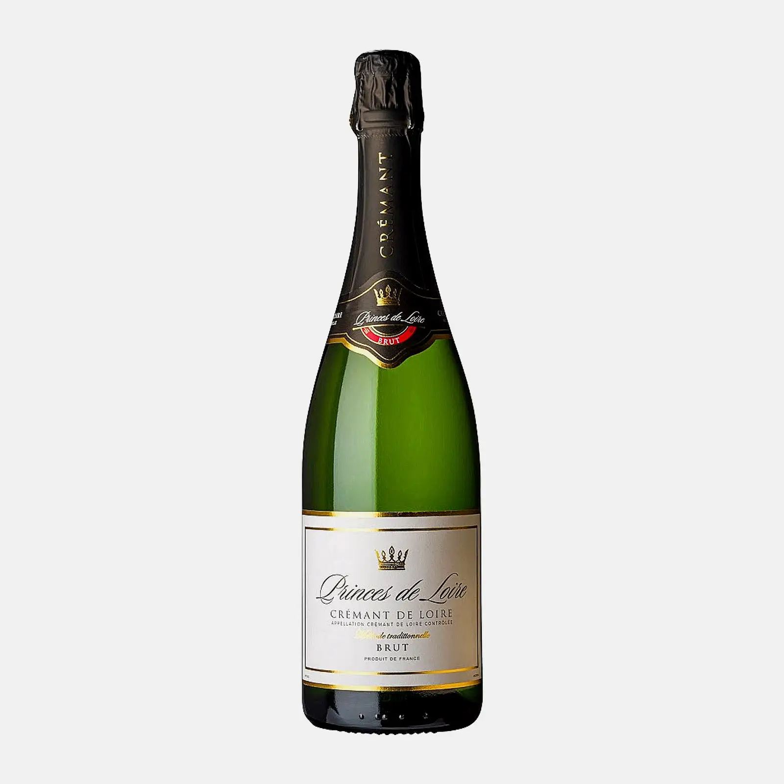 Белое вино игристое Cremant брют выдержанное Princes De Loire 11.5% 750мл Белое вино игристое Cremant брют выдержанное Princes De Loire 11.5% 750мл