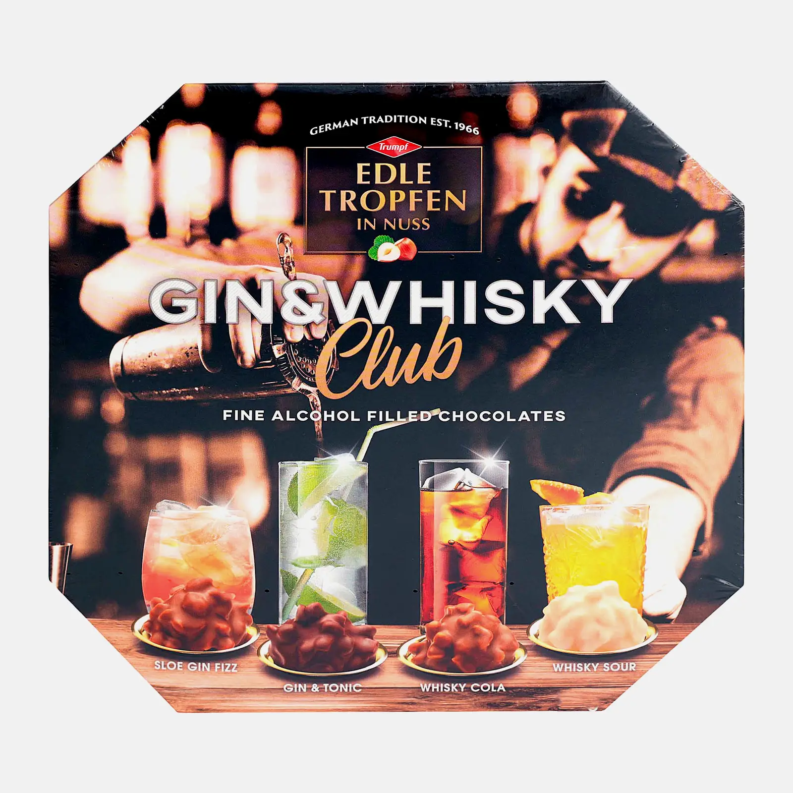 Изображение товара Пралиновые конфеты Edle Trophen с джином и виски 200 г assortment