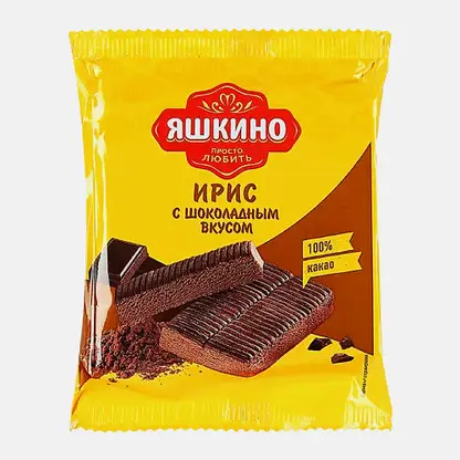 Ирис Яшкино с шоколадным вкусом 140г