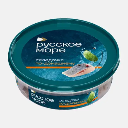 Сельдь Русское море филе-кусочки по-домашнему в масле 400г