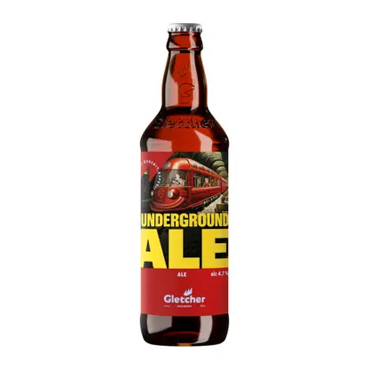 Пиво Underground Ale светлое фильтрованное пастеризованное 4.7% 500мл