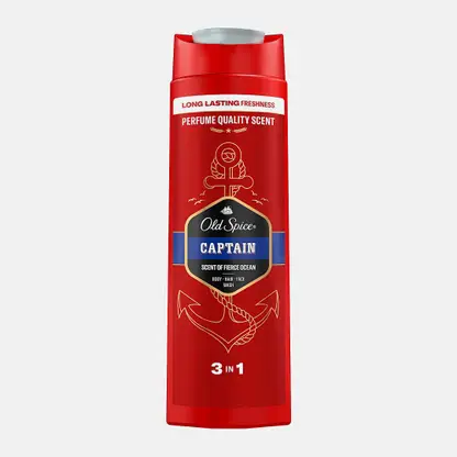 Гель для душа и шампунь Old Spice Captain 3в1 400мл