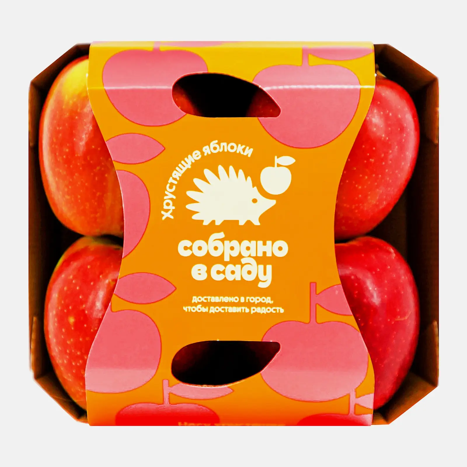 Яблоки Хрустящие Собрано в саду 4шт