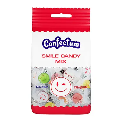Изображение товара Конфеты Confectum Smile Candy карамель с аскорбинкой 60 г