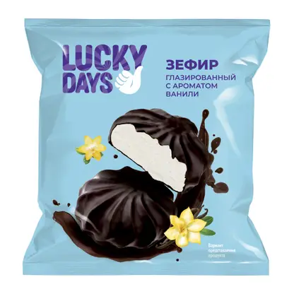 Изображение товара Зефир Lucky Days с ароматом ванили глазированный