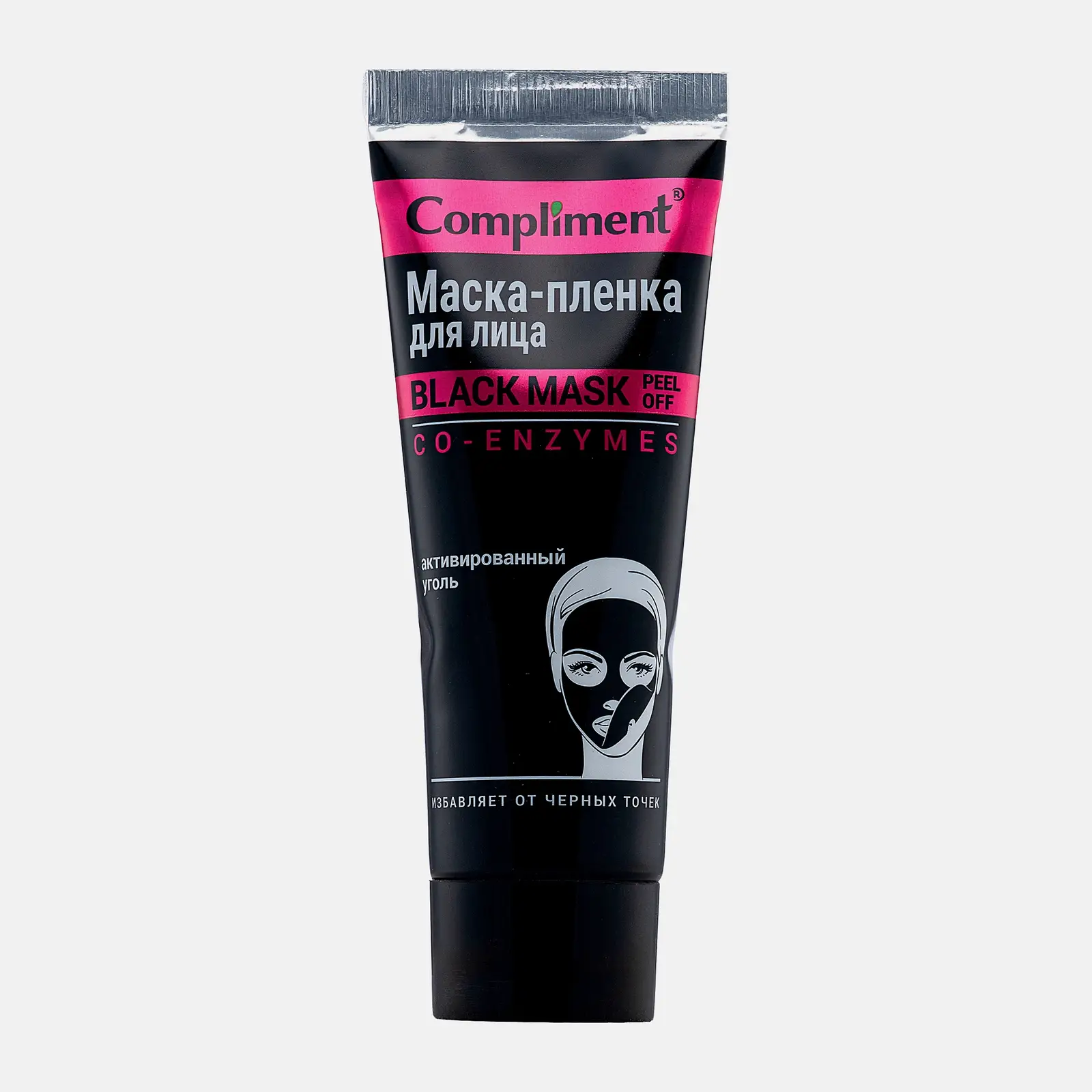 Изображение товара Маска-пленка для лица Compliment Black Mask Co-Enzymes 80мл