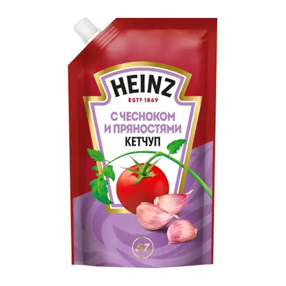 Изображение товара Кетчуп Чеснок и пряности Heinz 320г