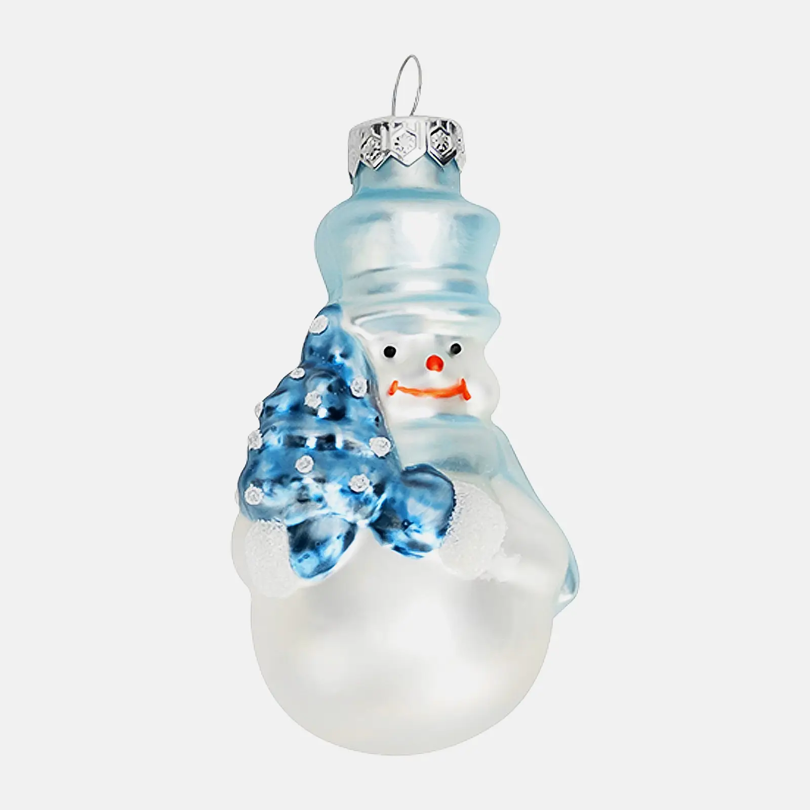 Украшения новогодние Персонажи 7-9см стекло в ассортименте