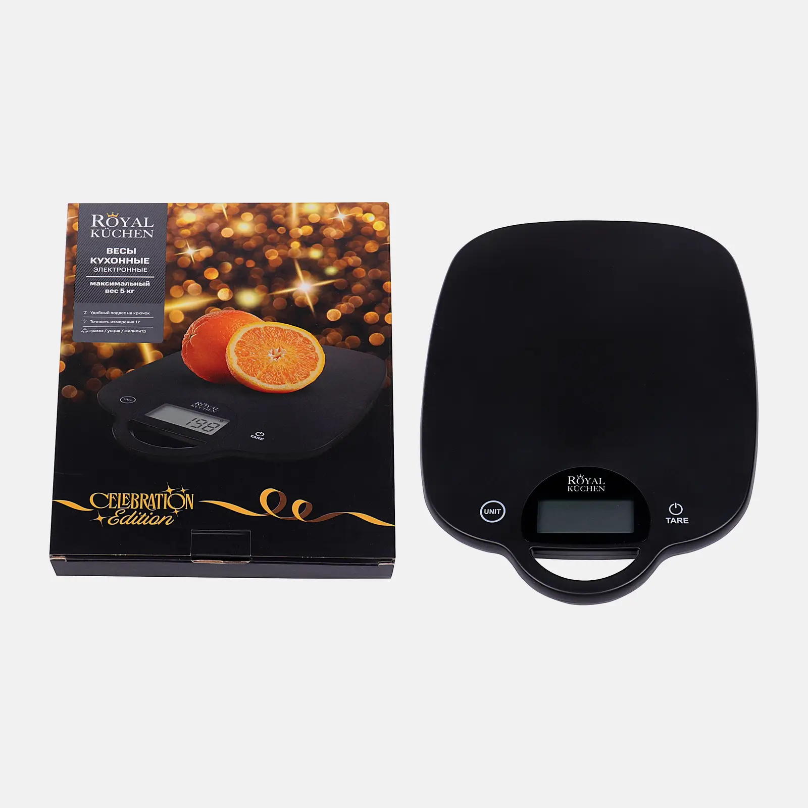 Изображение товара Электронные кухонные весы Royal Kuchen YYB121737 для точных измерений