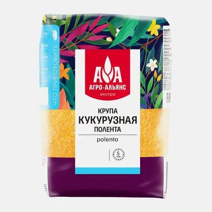 Крупа кукурузная Полента Агро-Альянс 450г