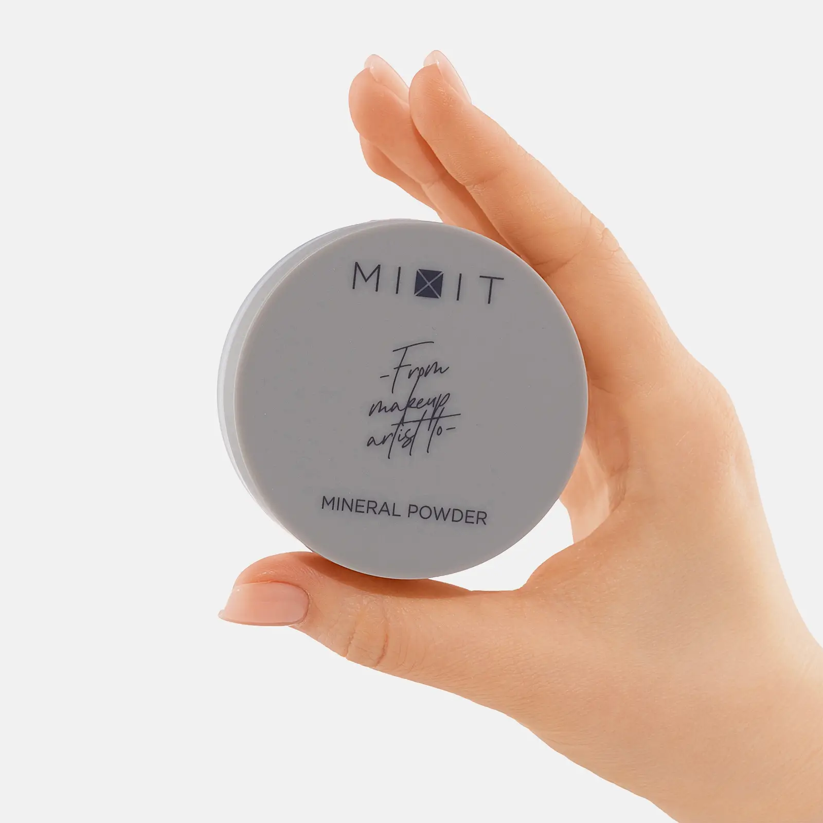 Фиксирующая пудра для лица минеральная Mixit Make Up