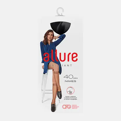 Гольфы женские Ним Pierre Cardin/Ним Allure черные