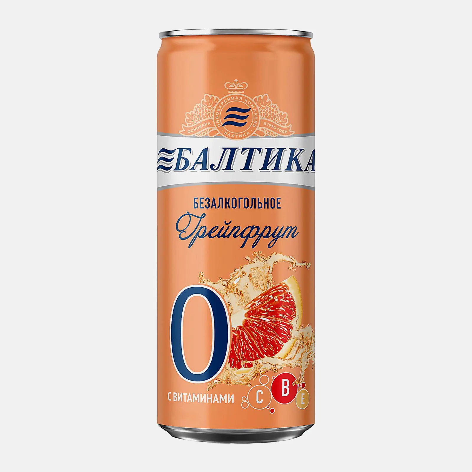 Изображение товара Балтика безалкогольный пивной напиток с грейпфрутом 330мл