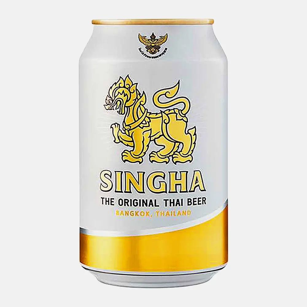 Пиво Singha Premium Lager светлое фильтрованное 5% 330мл