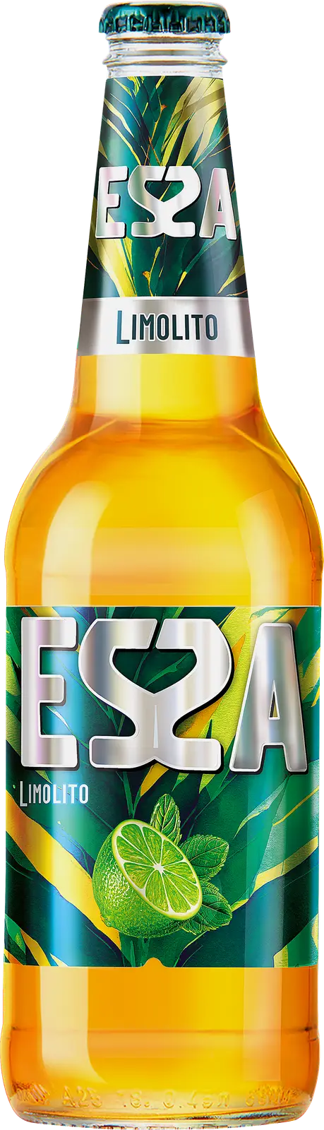 Изображение товара Пивной напиток Essa Лаймолито лайм-мята 4.5% 400мл светлый пастеризованный
