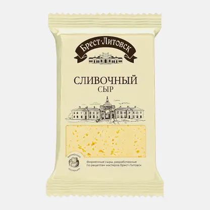 Сыр полутвердый сливочный Брест-Литовск 50% 180г