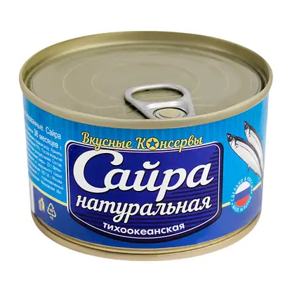 Изображение товара Сайра Вкусные консервы 250г