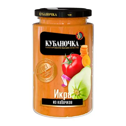Изображение товара Икра из кабачков Кубаночка 360г
