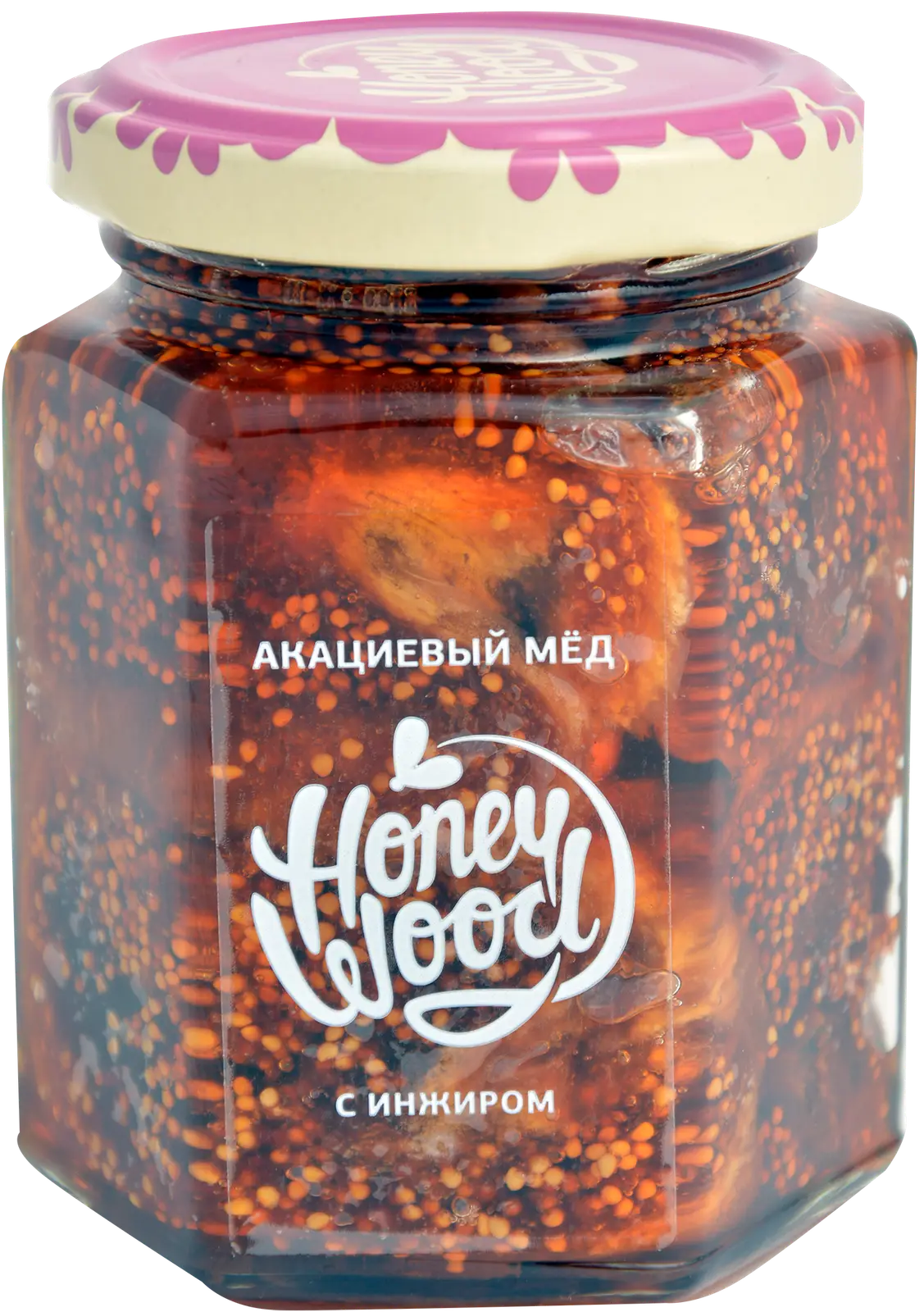 Мед Honeywood с инжиром 250г — в каталоге на сайте сети Магнит | Краснодар