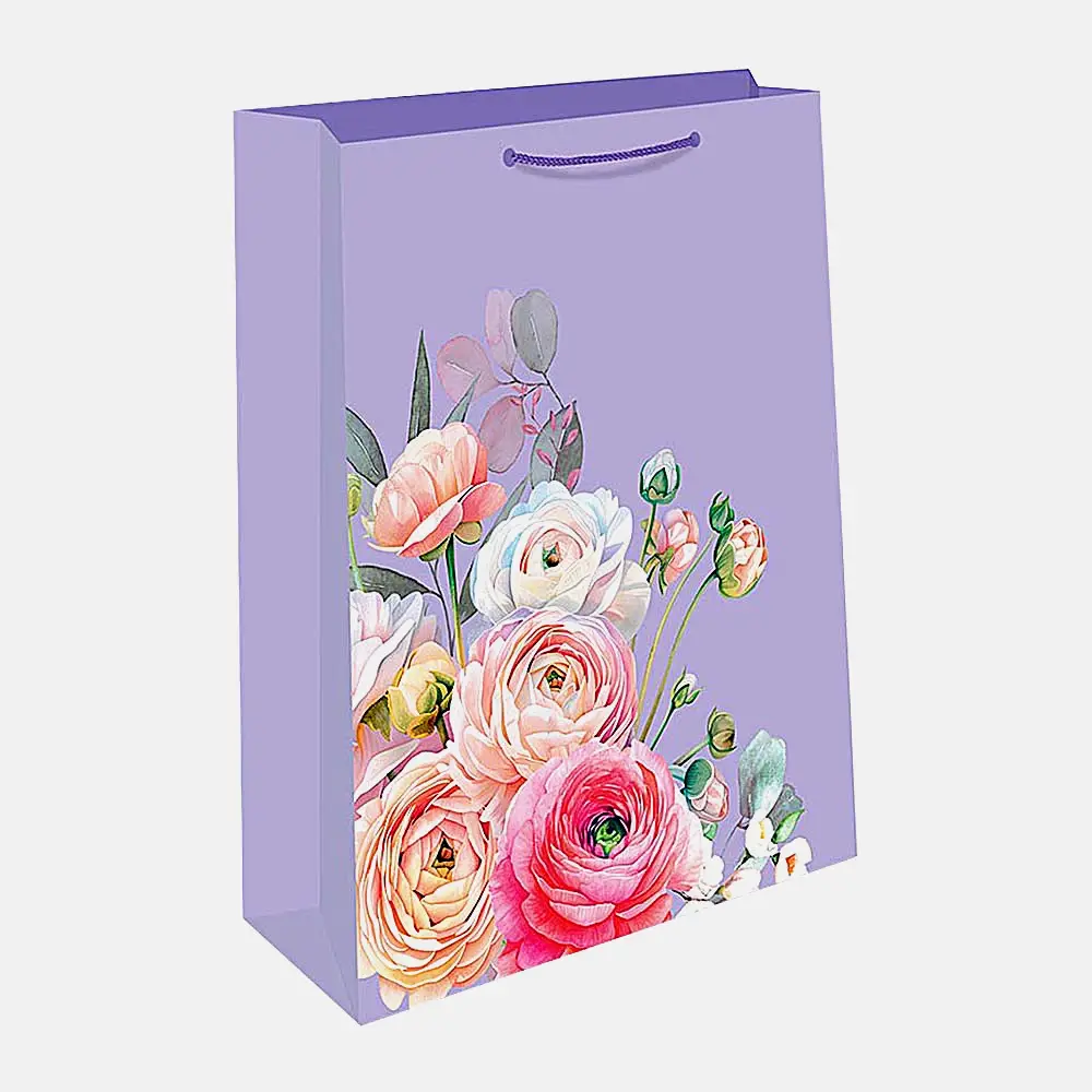 Подарочный пакет бумажный 11.5*14.5*6.5см