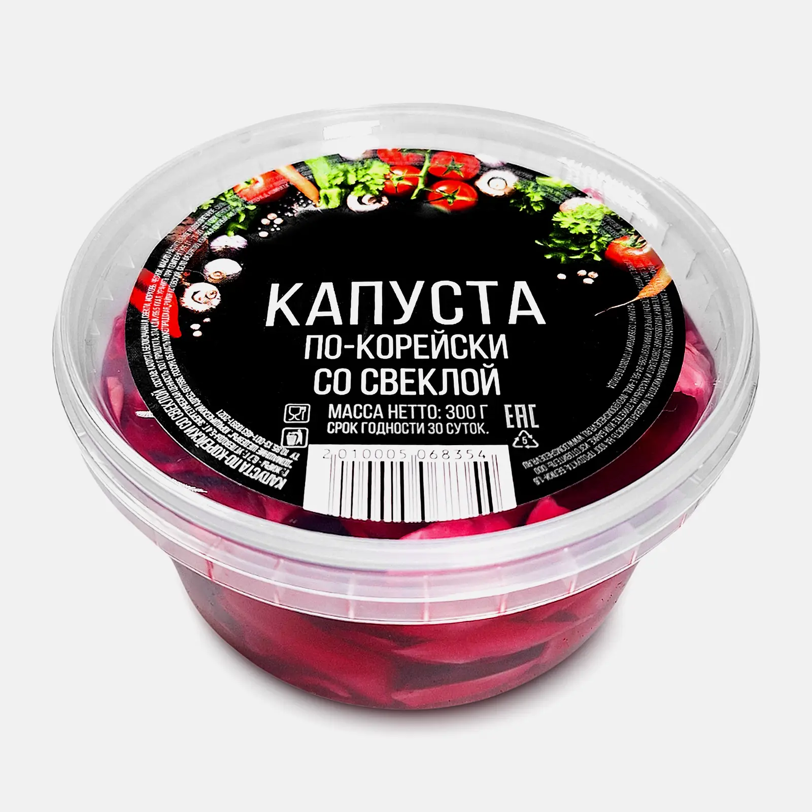 Капуста по-корейски со свеклой 300г - фото 3
