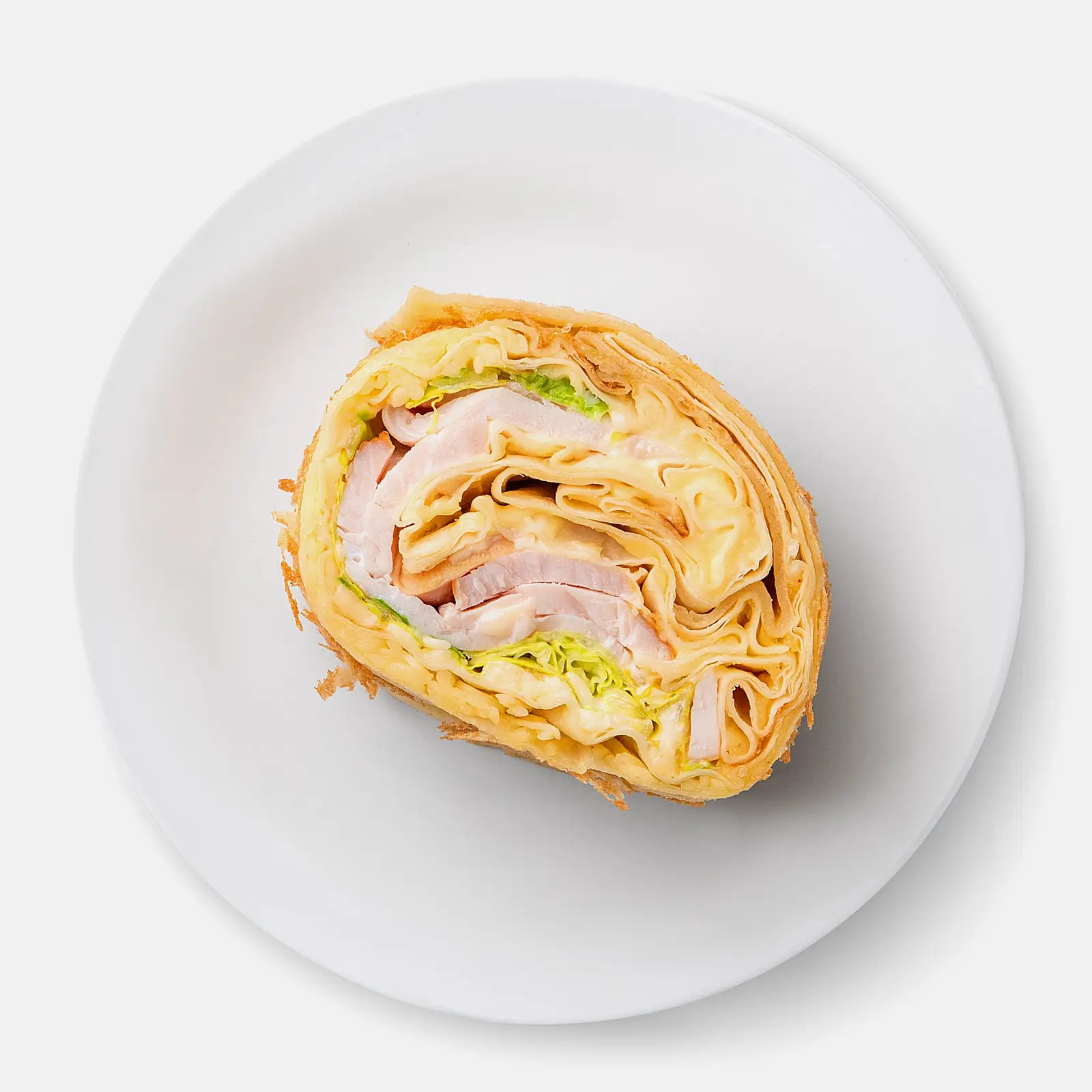 Изображение товара Рулет с индейкой Братья Караваевы 200г - сэндвич с горчичным соусом