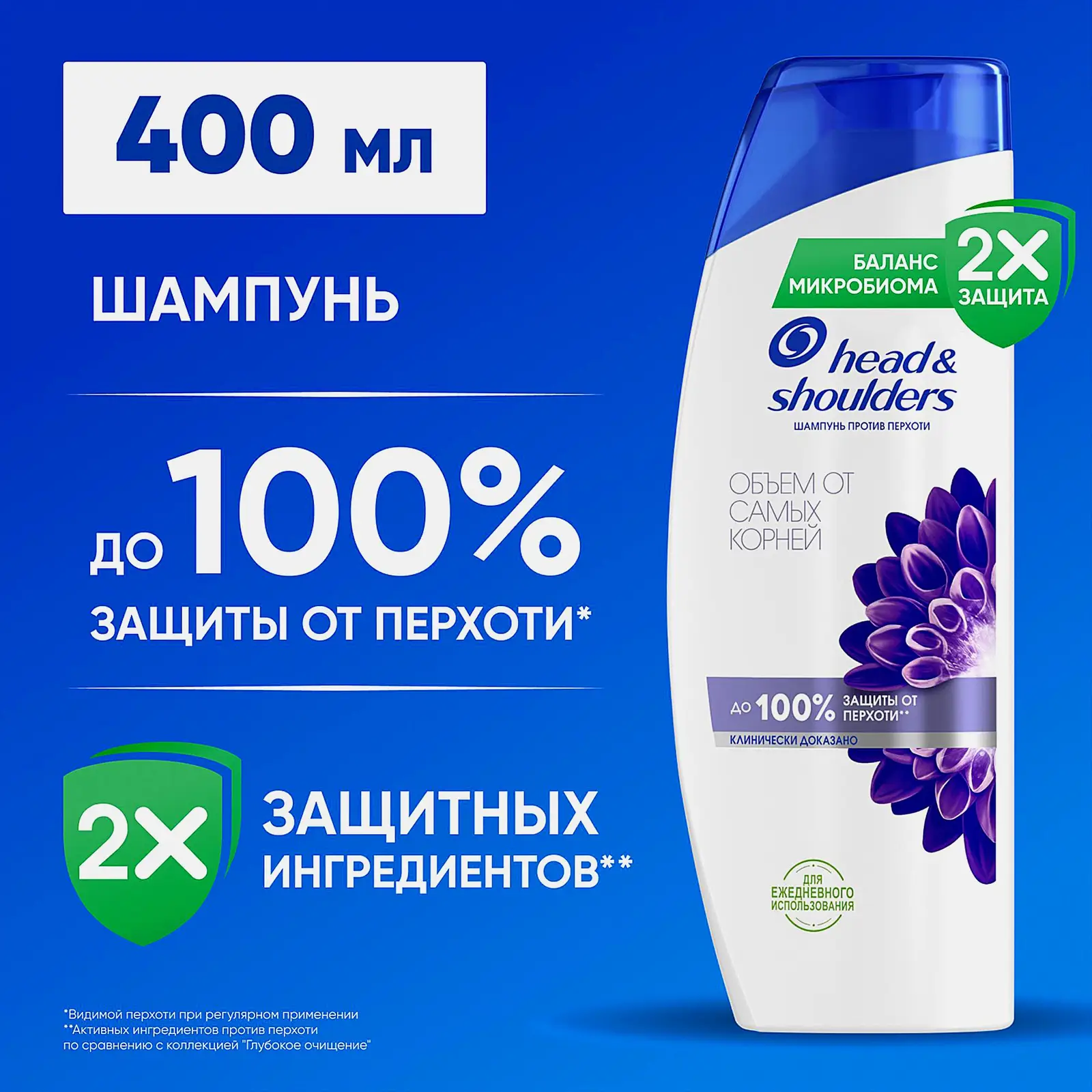 Шампунь для волос Head&Shoulders Объем от корней 400мл