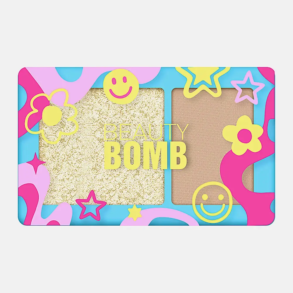 Палетка теней для век двойная тон 01 Beauty Bomb