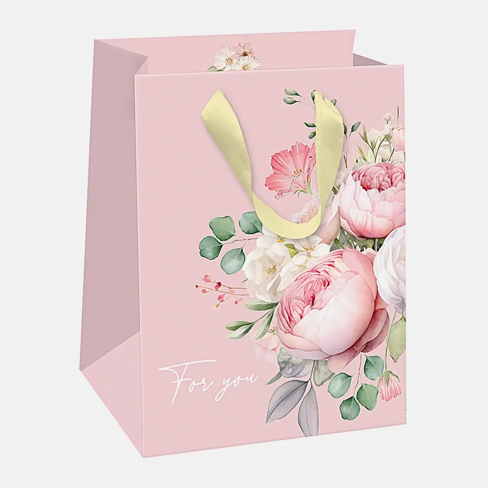 Пакет Пакетико подарочный матовая ламинация S ПДЛ W 14.6*11.4*6.4см в ассортименте