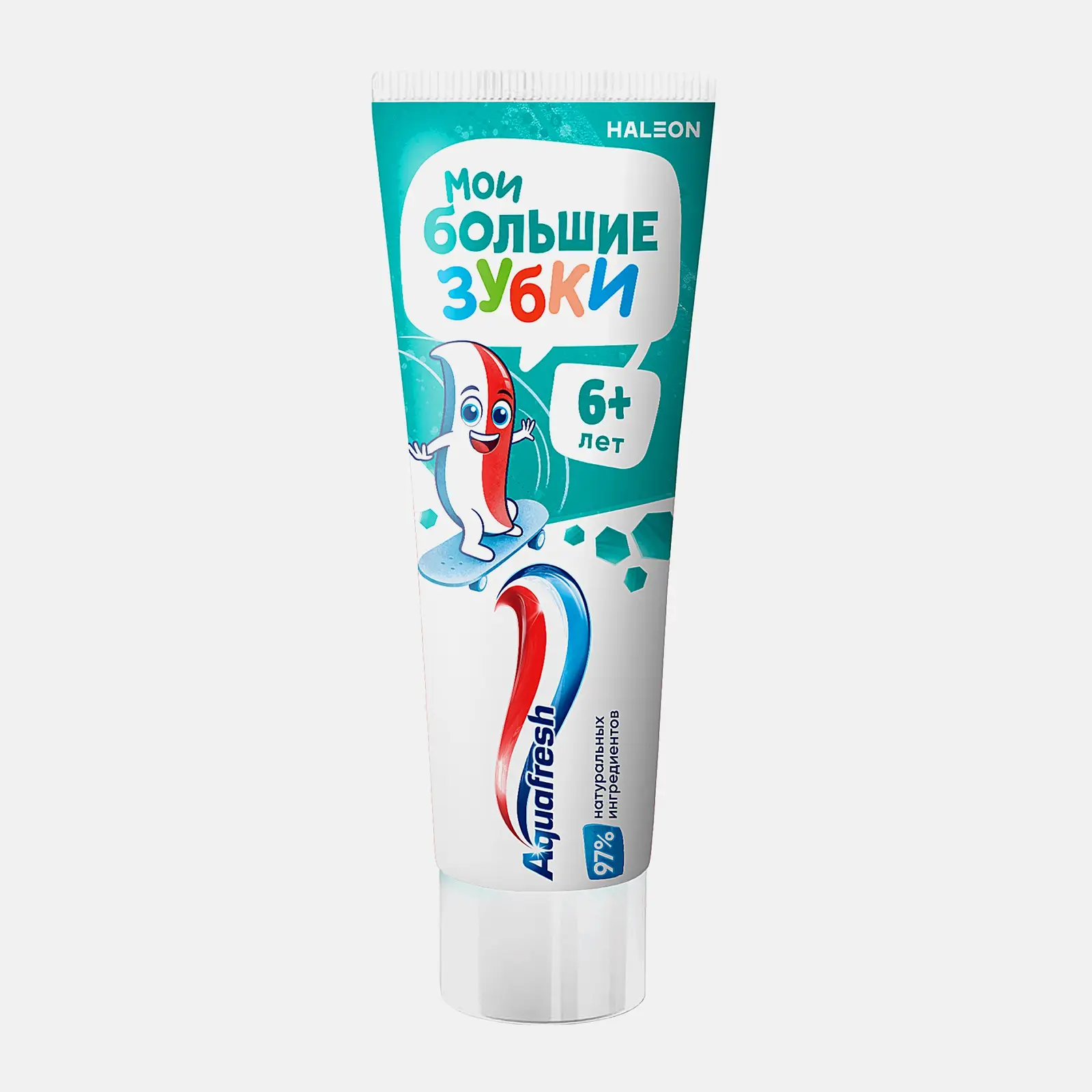 Зубная паста детская Aquafresh Мои большие зубки от 6 до 8 лет с фтором для укрепления зубов 50мл