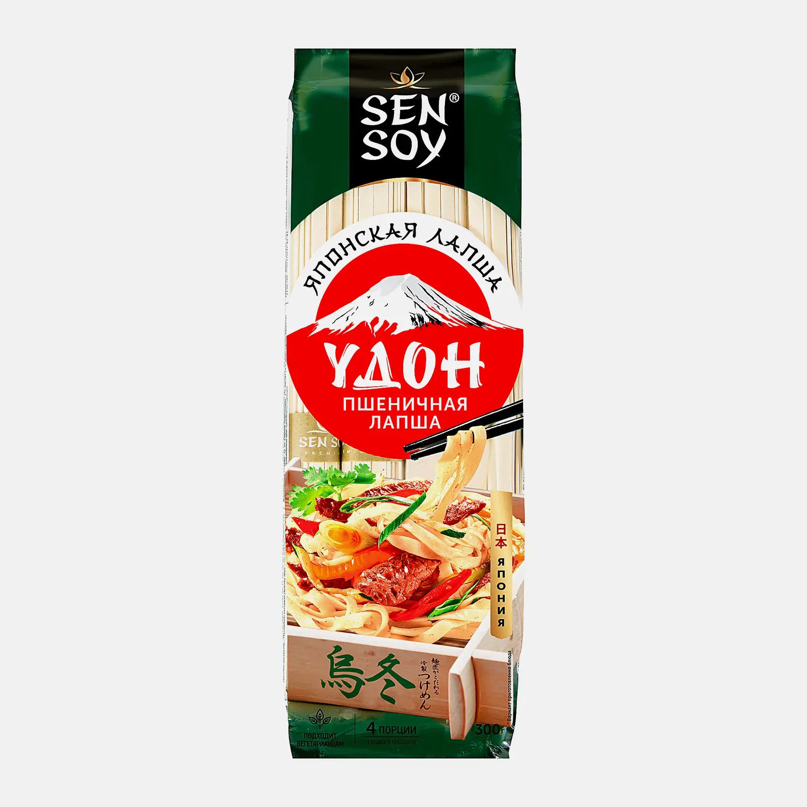 Лапша Sen Soy Udon пшеничная 300г Лапша Sen Soy Udon пшеничная 300г