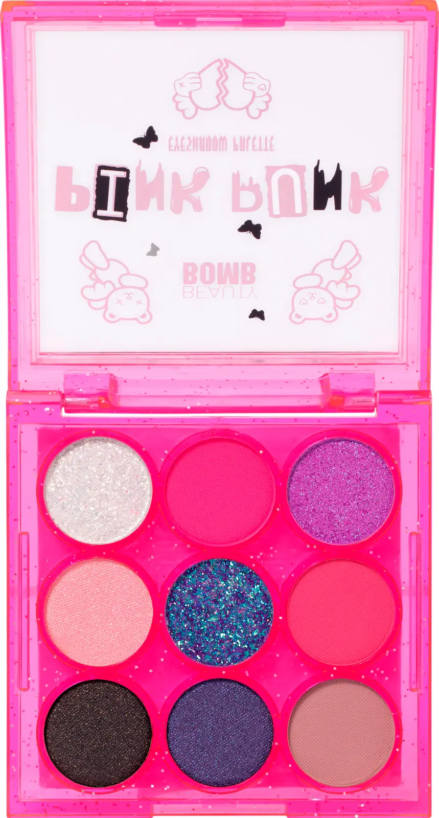 Палетка теней Beauty Bomb Emo Pink Punk тон 01