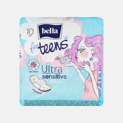 Прокладки Bella For Teens Sensitive супертонкие 10шт