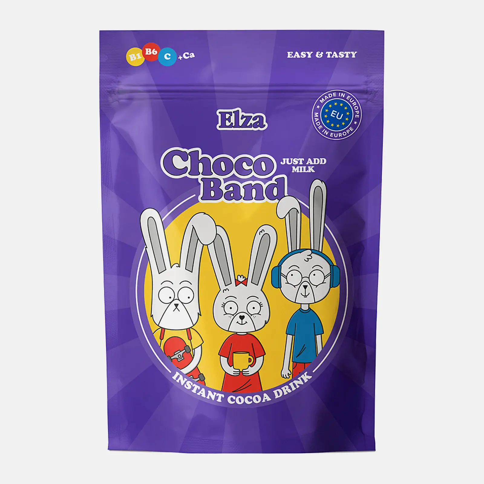 Изображение товара Какао Elza Choco Band Какао-порошок 0.2 кг