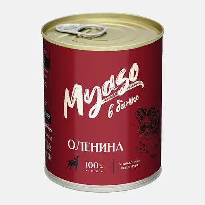 Оленина тушеная Myaso Классическая в банке 338г