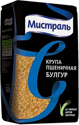 Крупа пшеничная Мистраль Булгур 500г