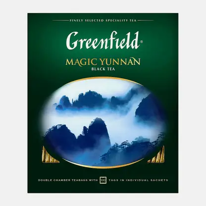 Чай черный Greenfield Magic Yunnan 100пак