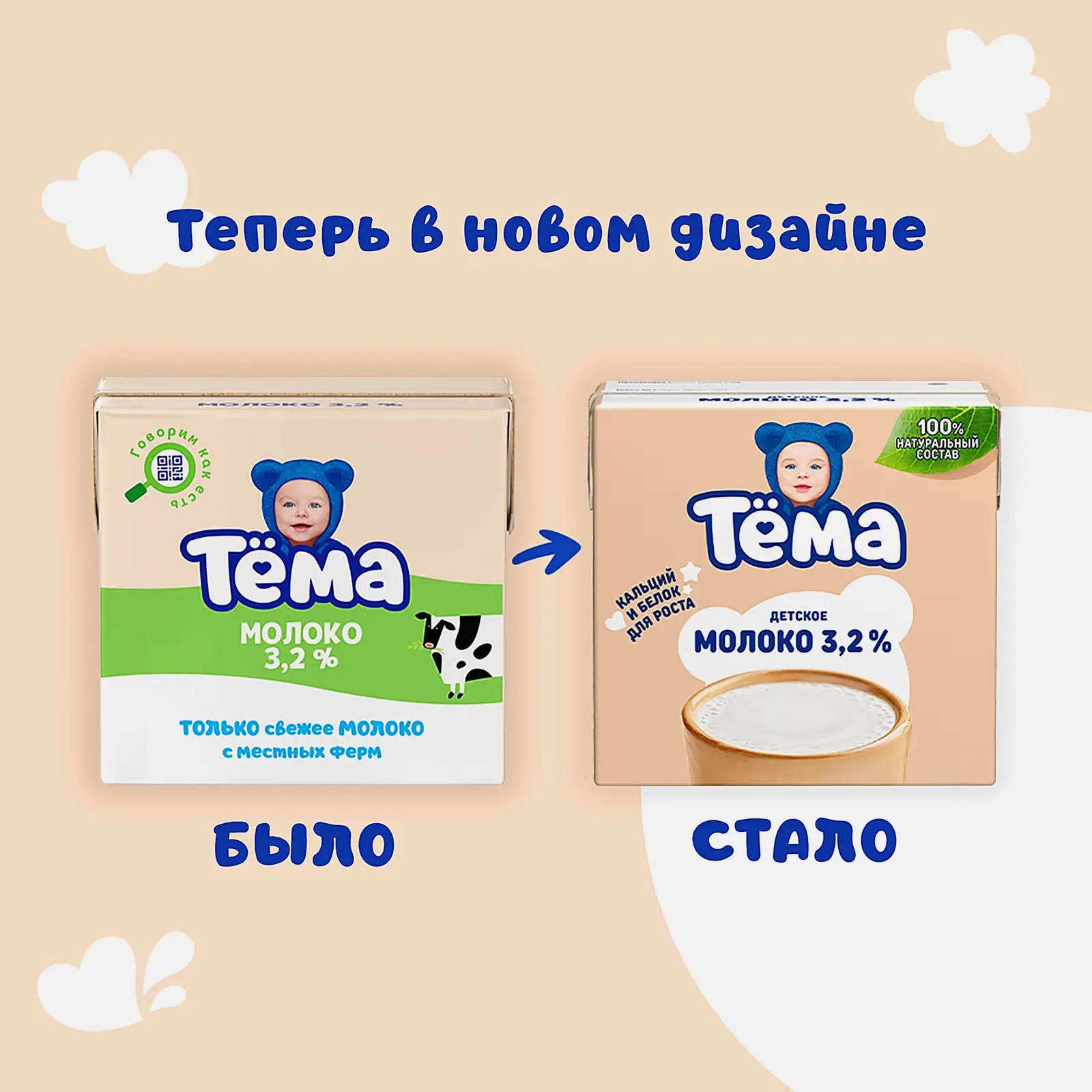Молоко Тема детское с 3 лет 3.2% 500мл - фото 2