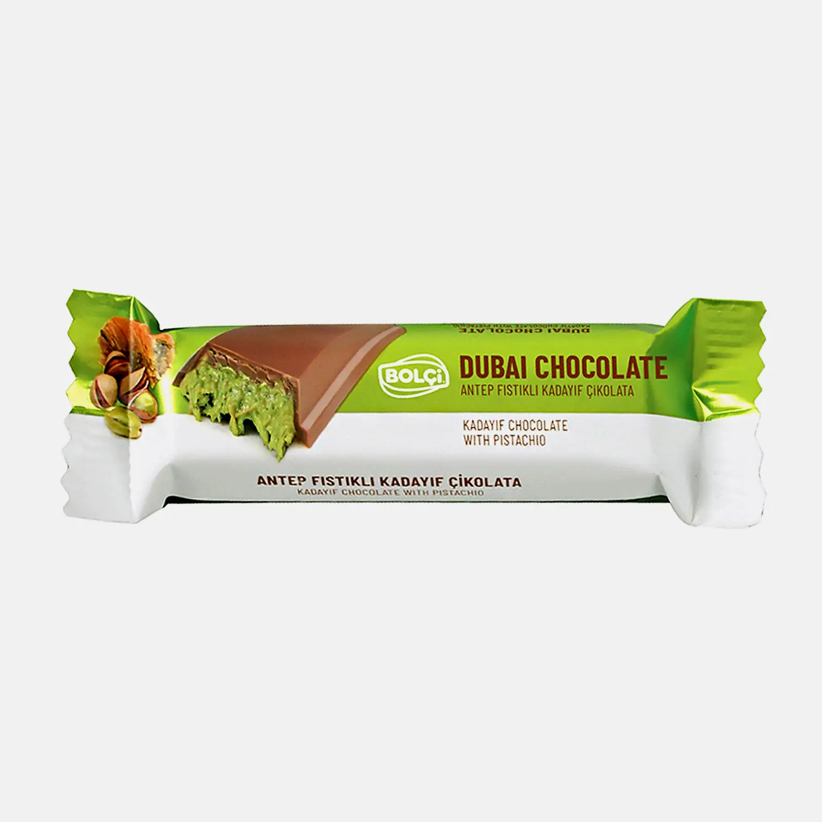 Изображение товара Шоколад Bolci дубайский фисташковый крем катаифи 30г