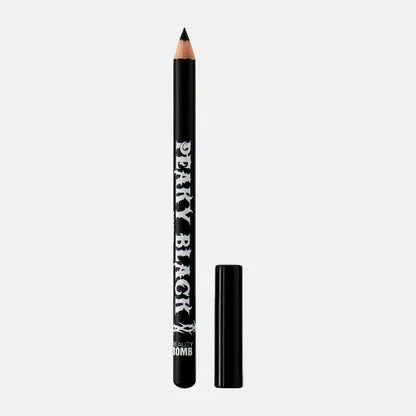 Деревянный карандаш для глаз тон 01 Peaky Black Beauty Bomb