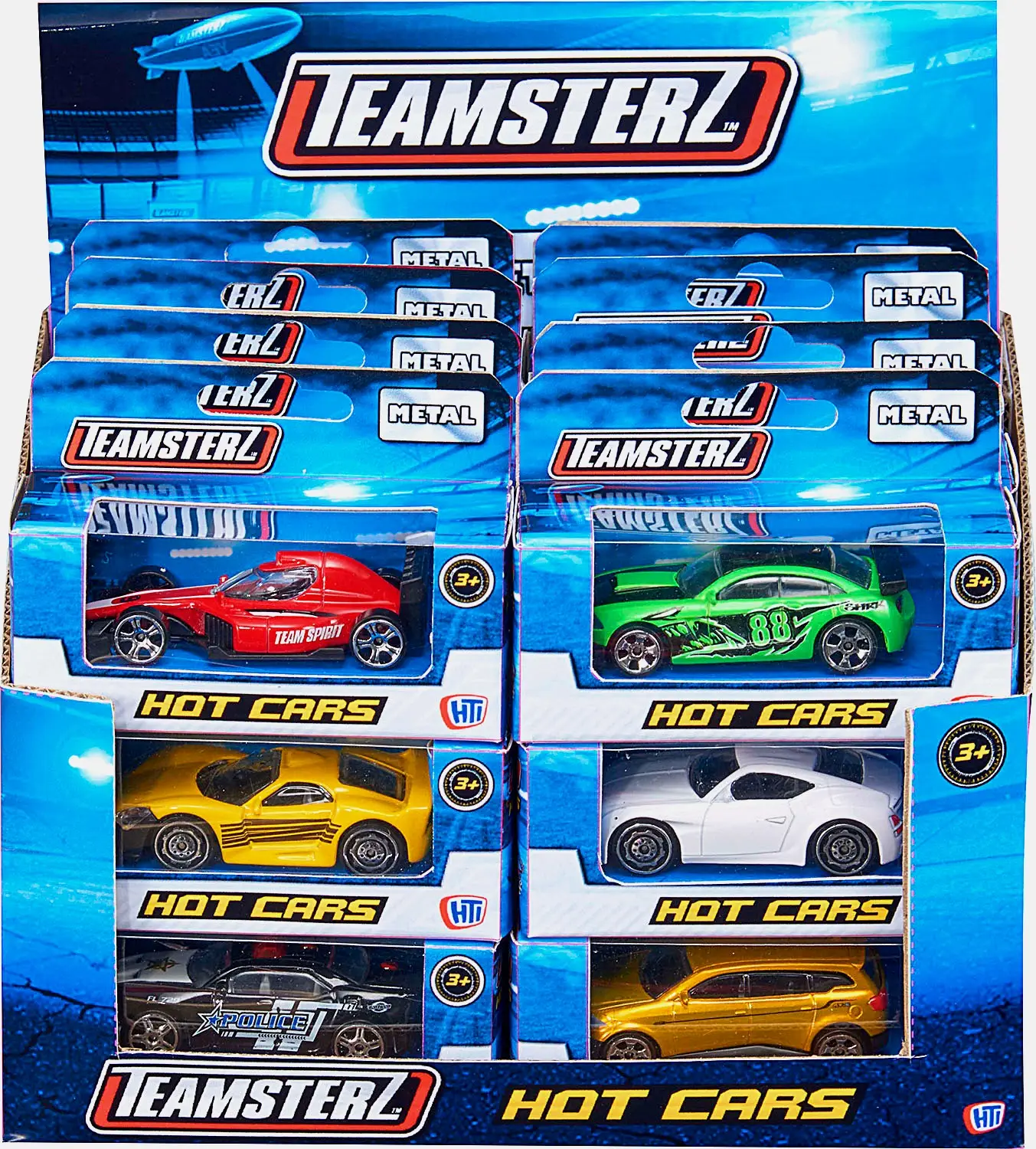 Игрушка Юнитойс Машинка Teamsterz Hot Cars в ассортименте