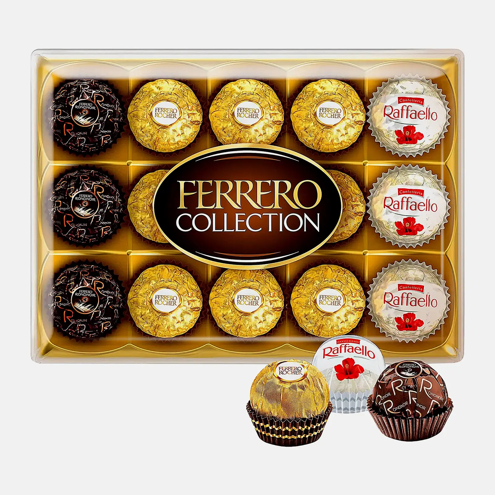 Конфеты шоколадные Ferrero Collection ассорти 172г