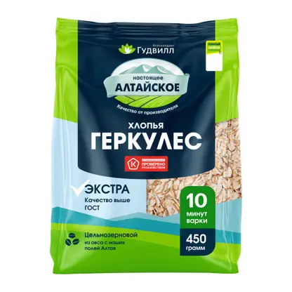 Изображение товара Хлопья Гудвилл Геркулес 450г